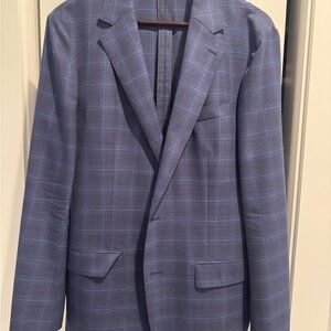 Bonobos Men’s Slim Fit Wool Blazer – Zignone Italian Fabric – Blue Windowpane